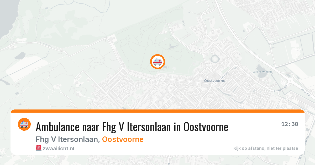 Ambulance naar Fhg V Itersonlaan in Oostvoorne — 22 jun 2026