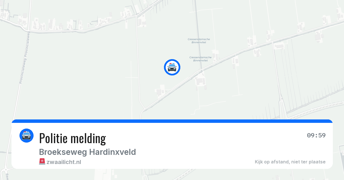 Politie melding — 16 mei 2026