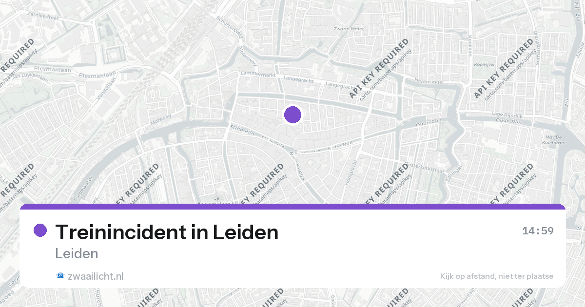 Treinincident in Leiden — 25 feb 2026