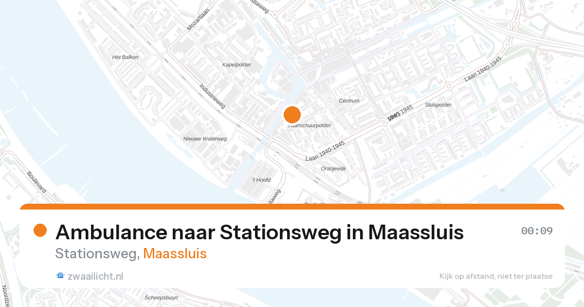 Ambulance naar Stationsweg in Maassluis — 12 jun 2026