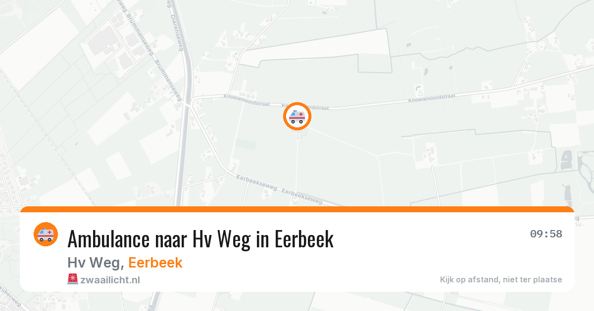 Ambulance naar Hv Weg in Eerbeek — 1 aug 2026