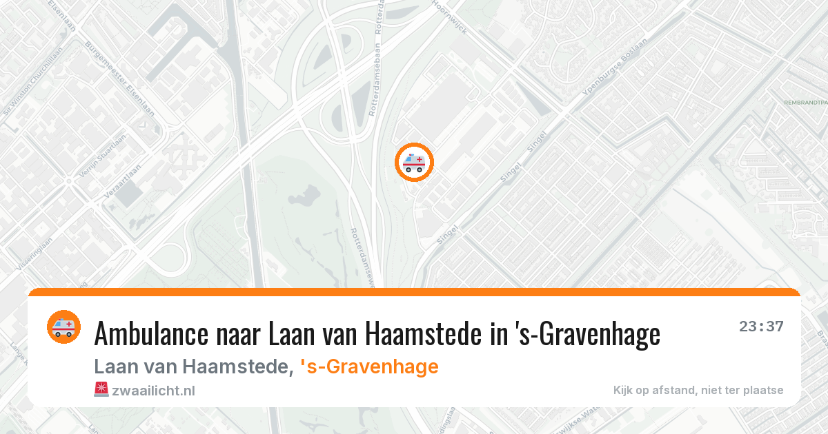 Ambulance naar Laan van Haamstede in 's-Gravenhage — 11 aug 2026