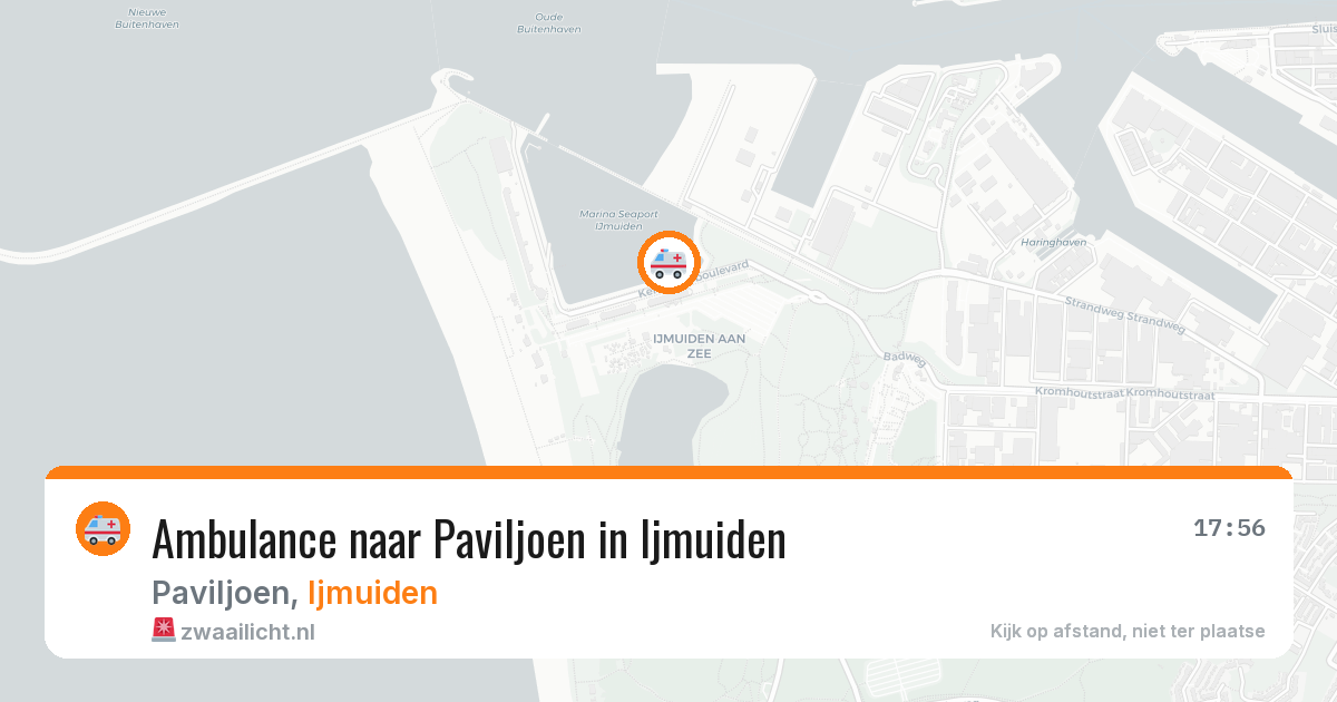 Ambulance naar Paviljoen in Ijmuiden — 29 jul 2026