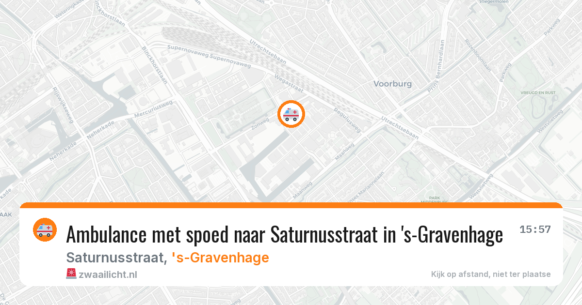 Ambulance met spoed naar Saturnusstraat in 's-Gravenhage — 28 jan 2026