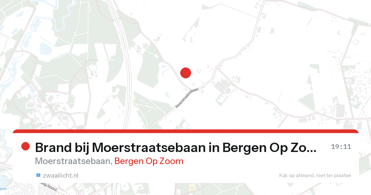Brand bij Moerstraatsebaan in Bergen Op Zoom — 28 aug 2026