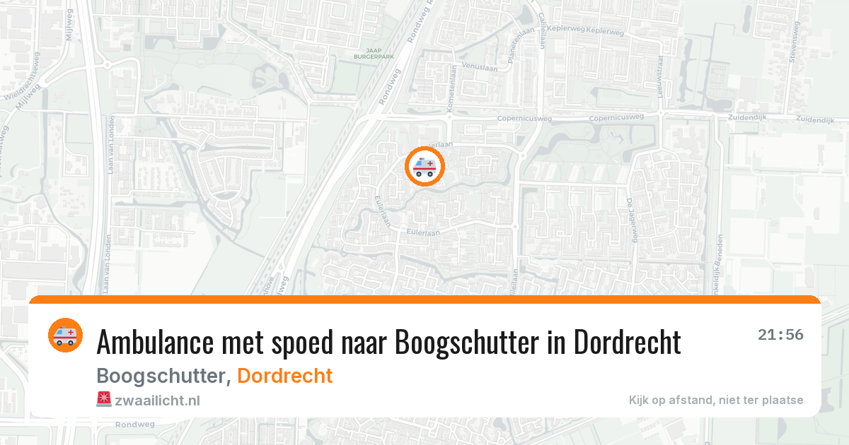 Ambulance met spoed naar Boogschutter in Dordrecht — 1 apr 2026