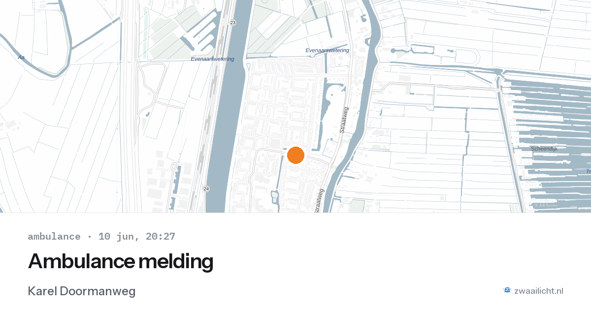 Ambulance melding — 10 jun 2026