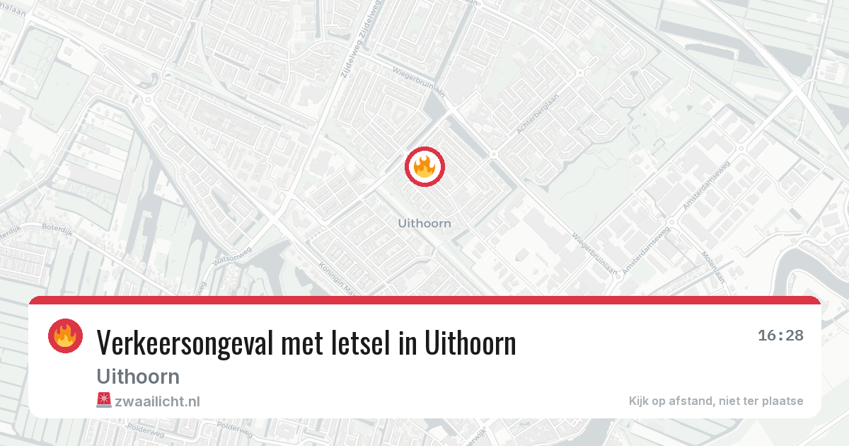 Verkeersongeval met letsel in Uithoorn — 2 jul 2026