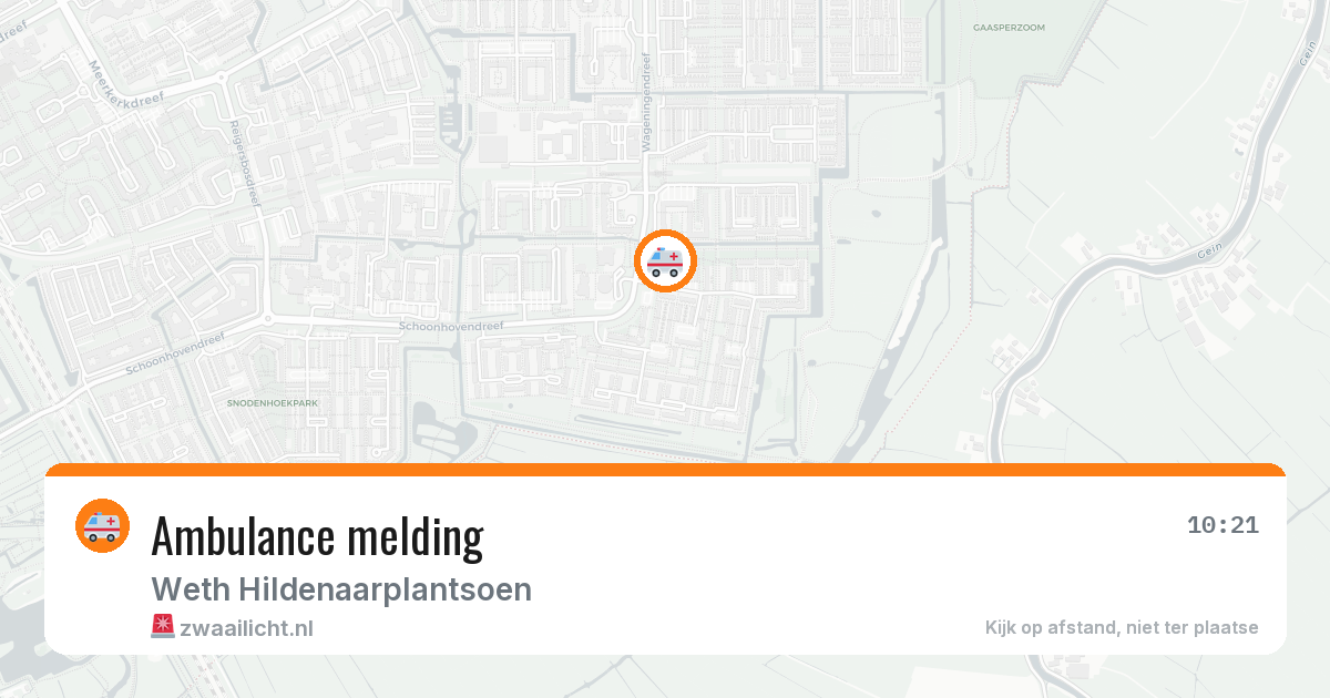 Ambulance melding — 24 jun 2026