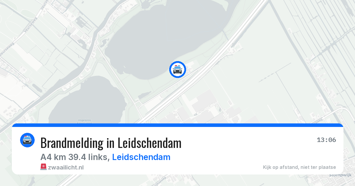 Brandmelding in Leidschendam — 12 aug 2026