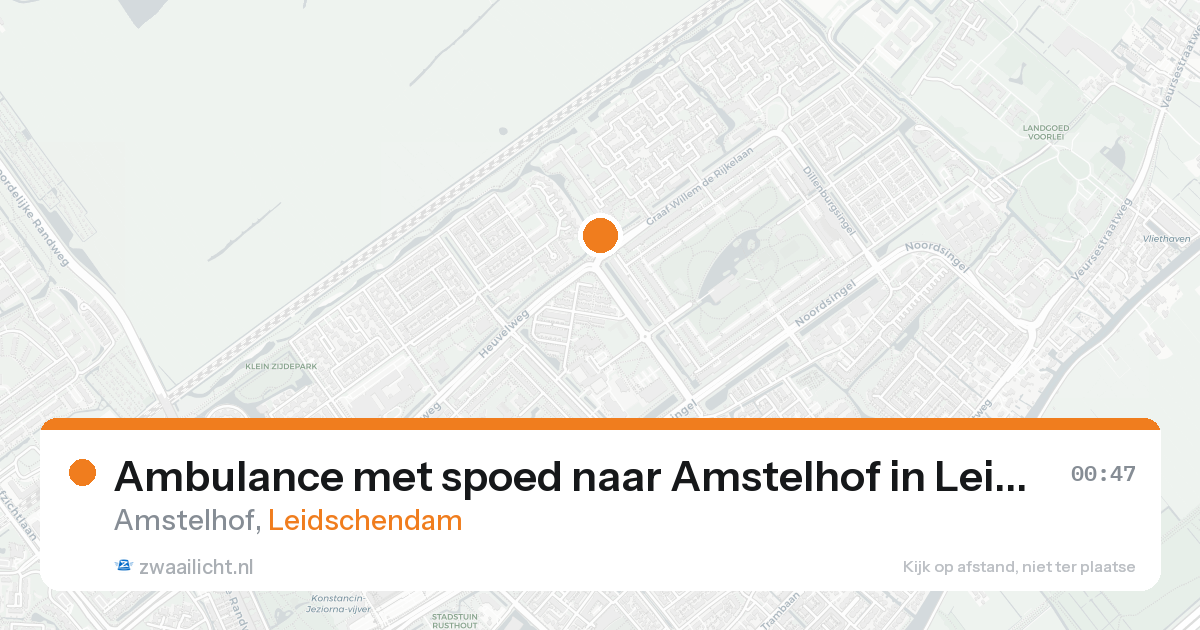 Ambulance met spoed naar Amstelhof in Leidschendam — 30 jan 2026