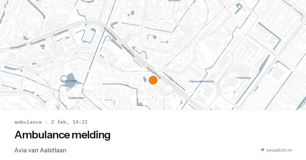 Ambulance melding — 2 feb 2026