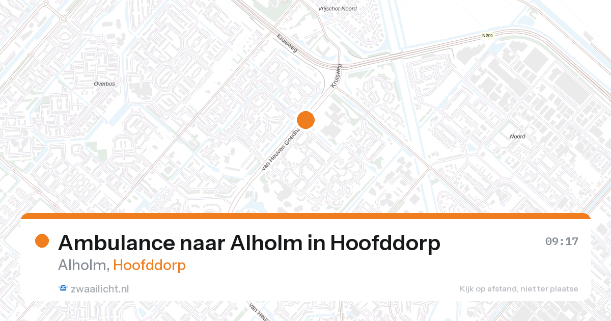 Ambulance naar Alholm in Hoofddorp — 10 jun 2026