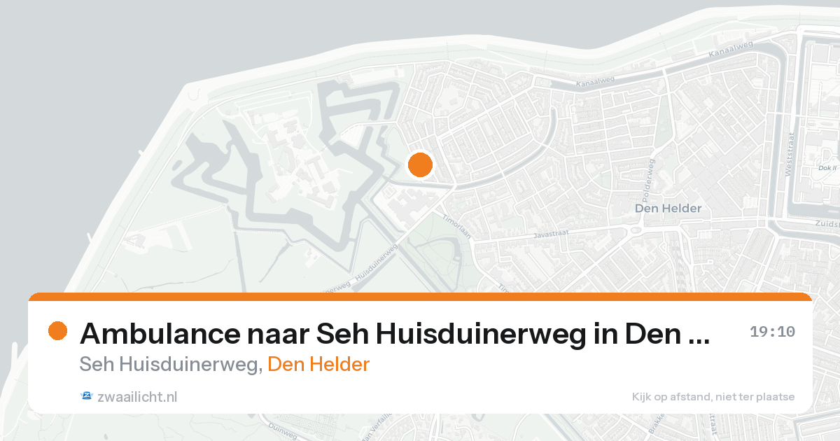 Ambulance naar Seh Huisduinerweg in Den Helder — 31 jan 2026