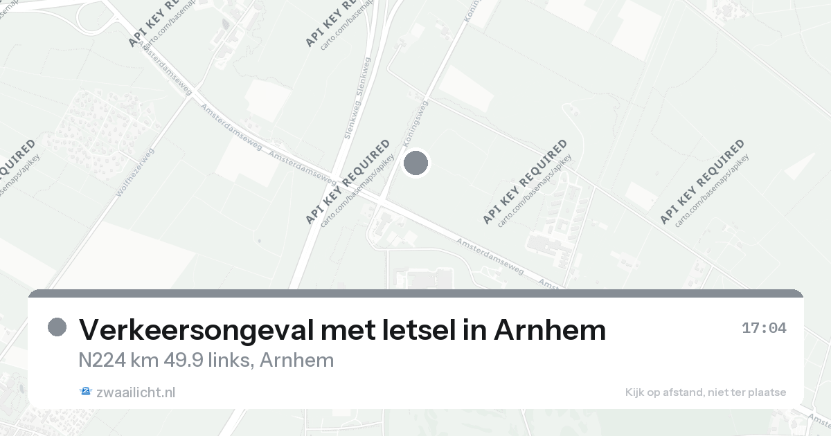 Verkeersongeval met letsel in Arnhem — 26 aug 2026