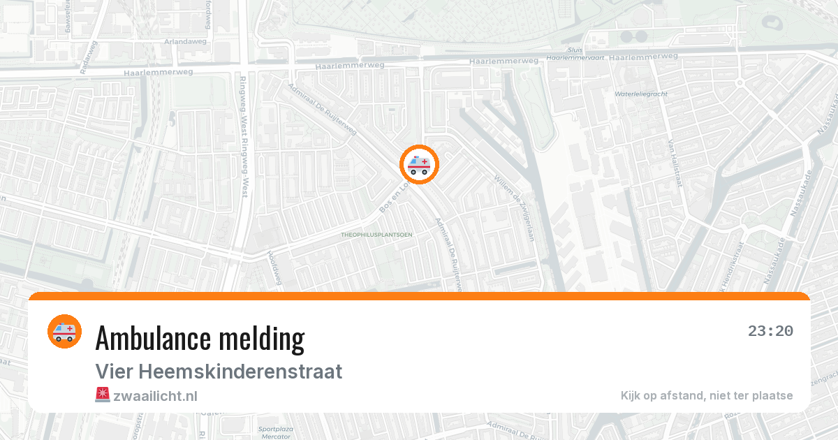 Ambulance melding — 3 jul 2026
