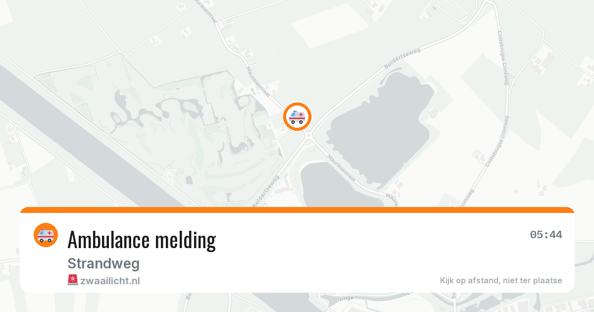 Ambulance melding — 29 apr 2026