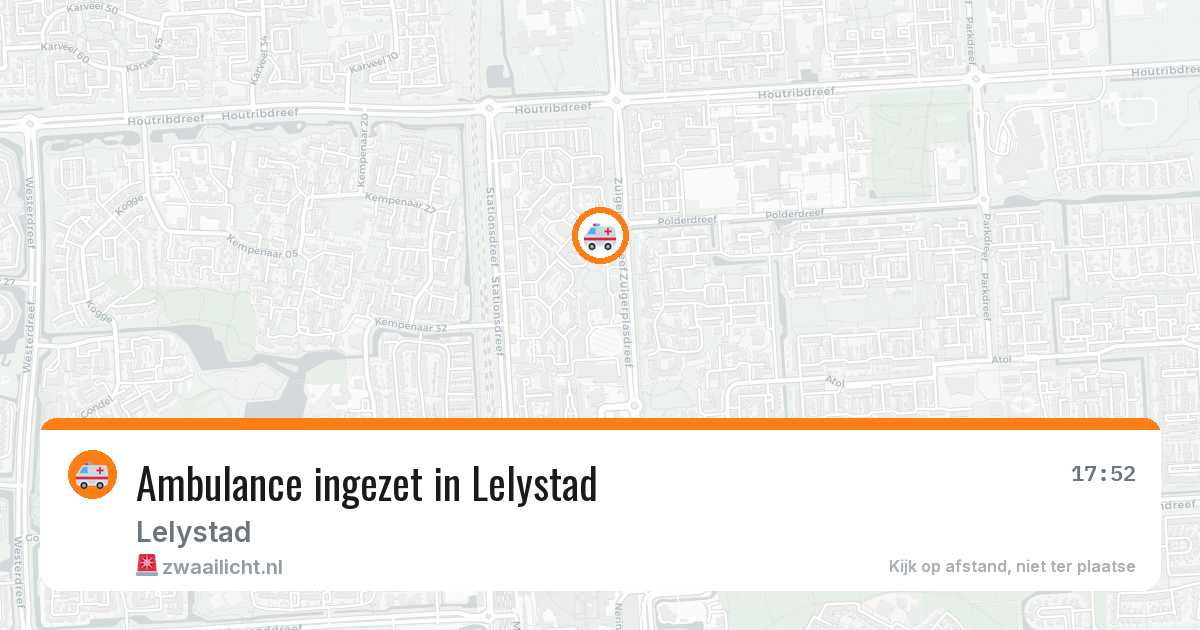 Ambulance ingezet in Lelystad — 2 mei 2026