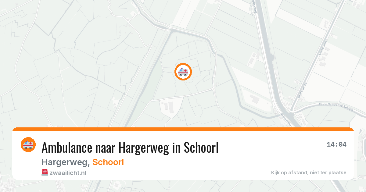 Ambulance naar Hargerweg in Schoorl — 5 jul 2026