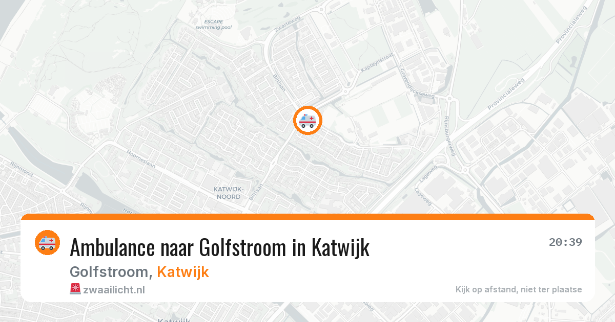 Ambulance naar Golfstroom in Katwijk — 12 feb 2026