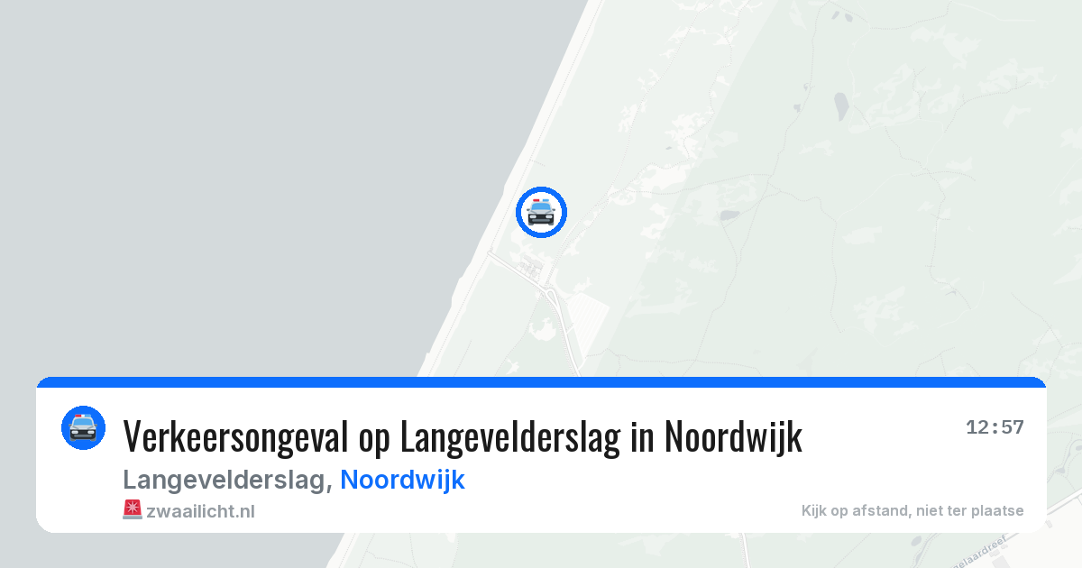 Verkeersongeval op Langevelderslag in Noordwijk — 24 jun 2026