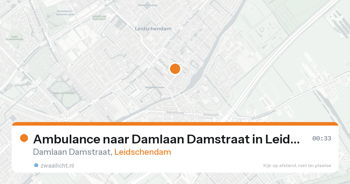 Ambulance naar Damlaan Damstraat in Leidschendam — 7 feb 2026