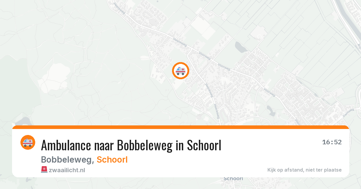 Ambulance naar Bobbeleweg in Schoorl — 11 jul 2026