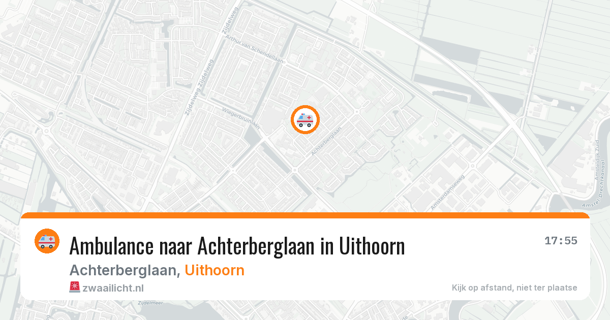 Ambulance naar Achterberglaan in Uithoorn — 18 jun 2026