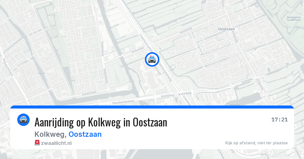 Aanrijding op Kolkweg in Oostzaan — 14 mei 2026