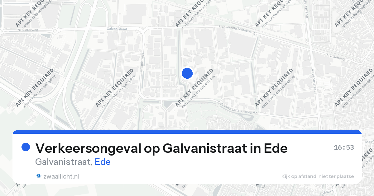 Verkeersongeval op Galvanistraat in Ede — 26 aug 2026