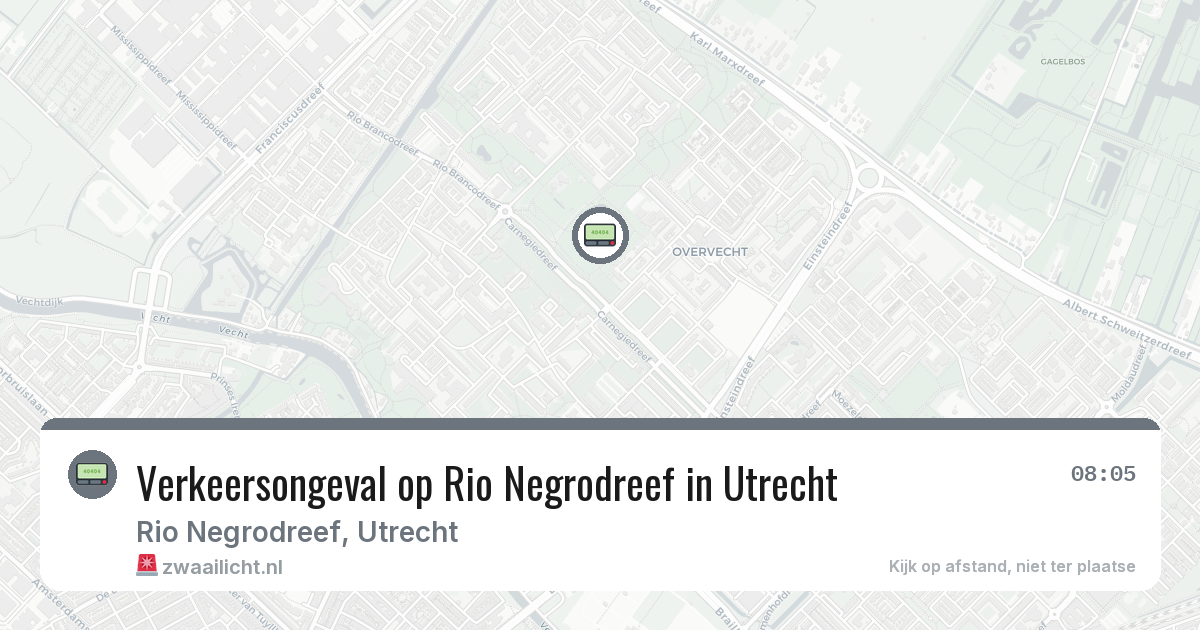 Verkeersongeval op Rio Negrodreef in Utrecht — 12 mrt 2026