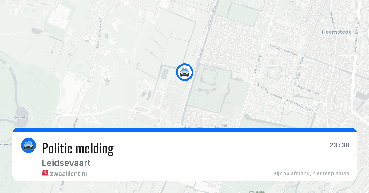 Politie melding — 6 jun 2026