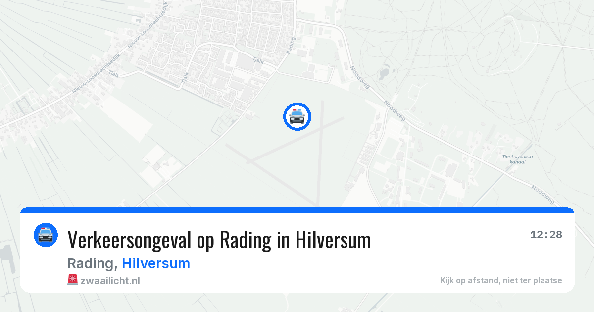 Verkeersongeval op Rading in Hilversum — 21 mrt 2026