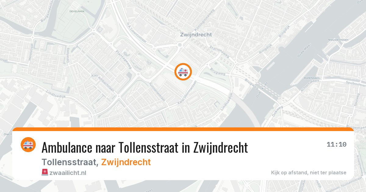 Ambulance naar Tollensstraat in Zwijndrecht — 2 aug 2026