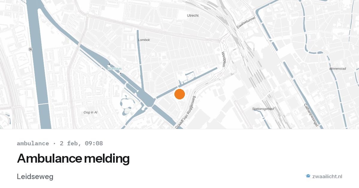 Ambulance melding — 2 feb 2026