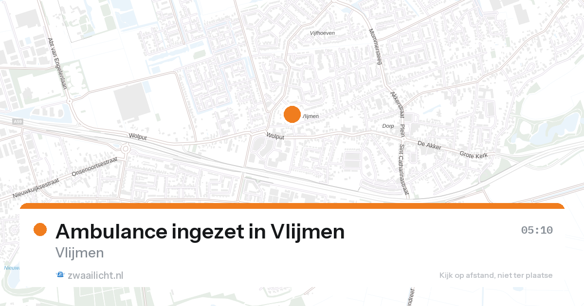 Ambulance ingezet in Vlijmen — 7 feb 2026