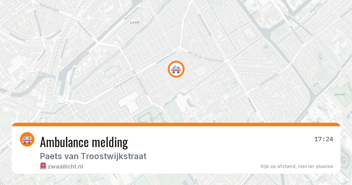 Ambulance melding — 2 jul 2026