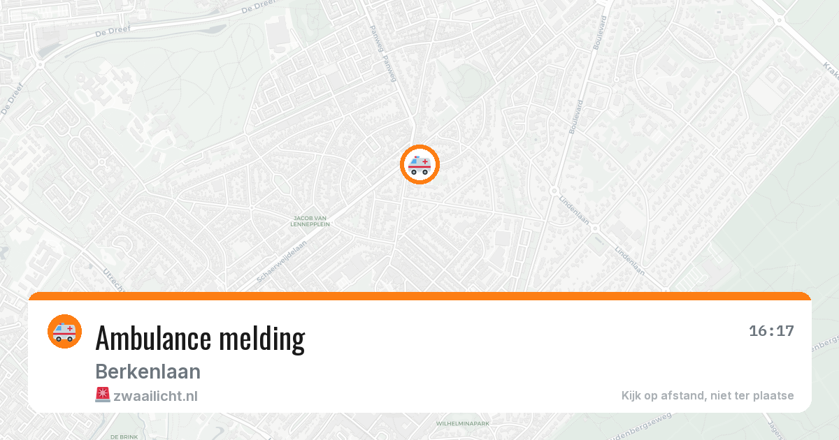 Ambulance melding — 22 jun 2026