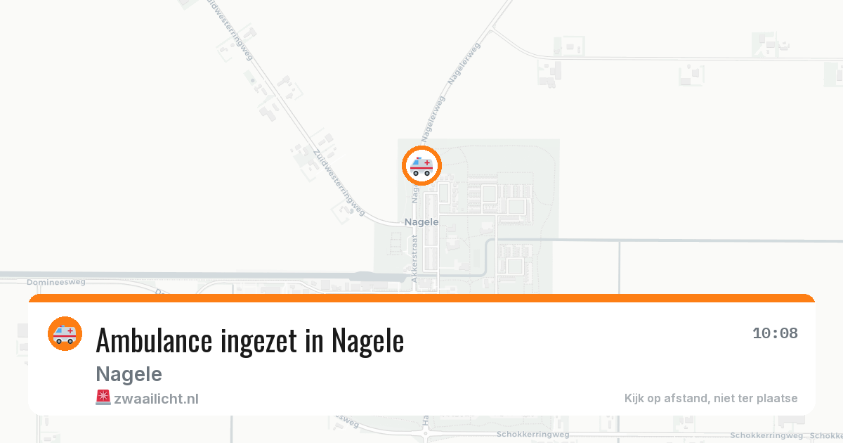 Ambulance ingezet in Nagele — 6 jul 2026
