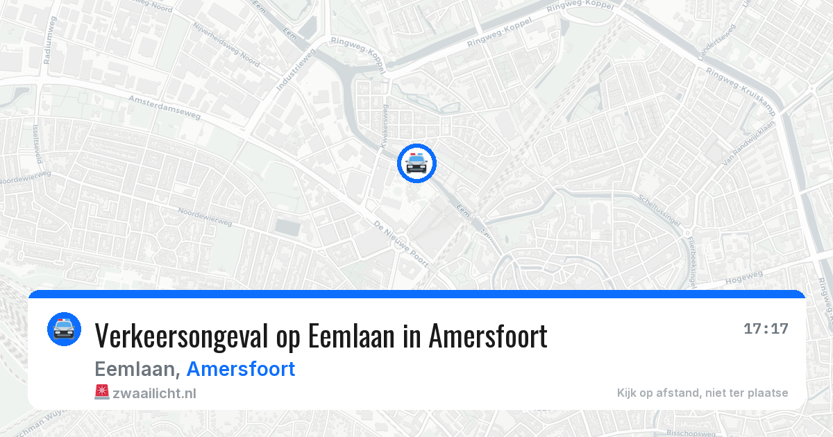 Verkeersongeval op Eemlaan in Amersfoort — 25 jun 2026