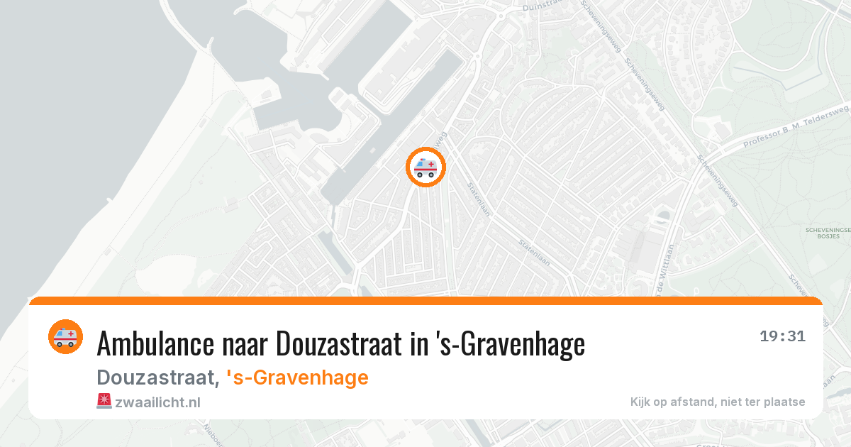 Ambulance naar Douzastraat in 's-Gravenhage — 30 jun 2026