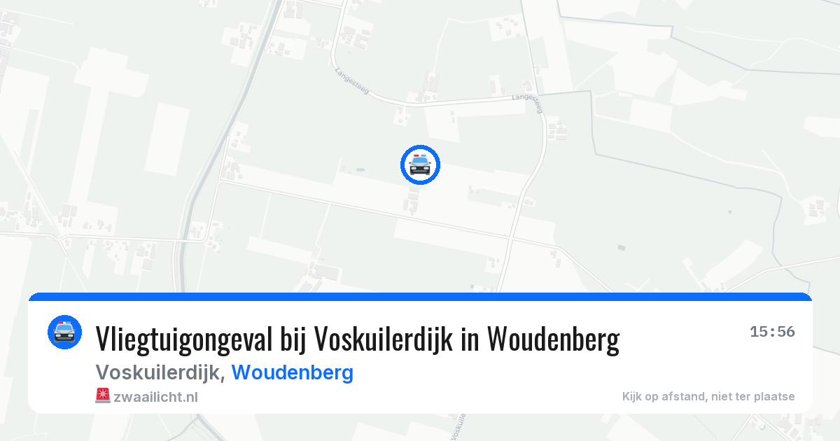 Vliegtuigongeval bij Voskuilerdijk in Woudenberg — 4 jul 2026