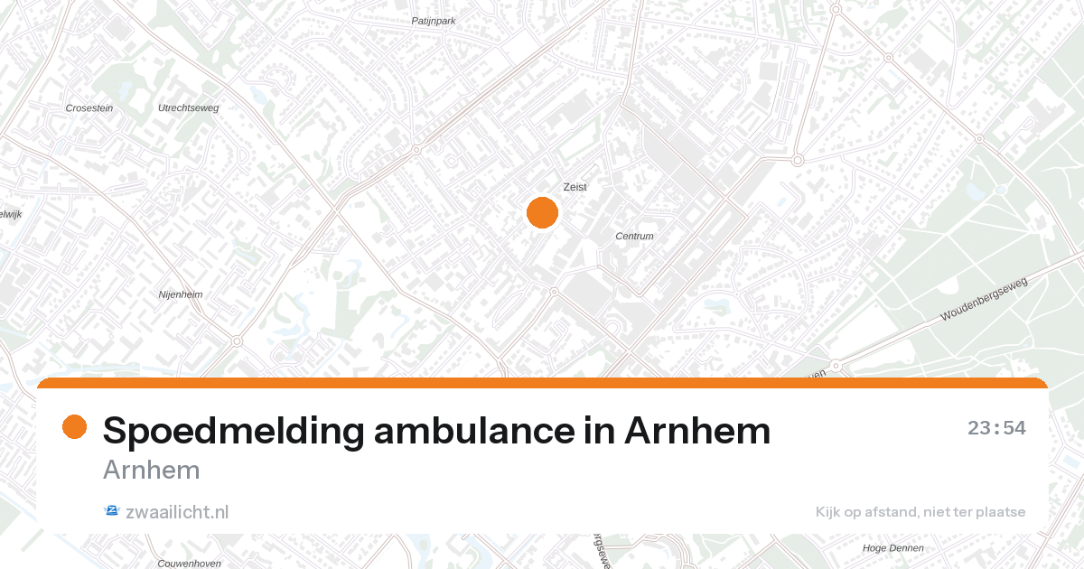 Spoedmelding ambulance in Arnhem — 31 jan 2026