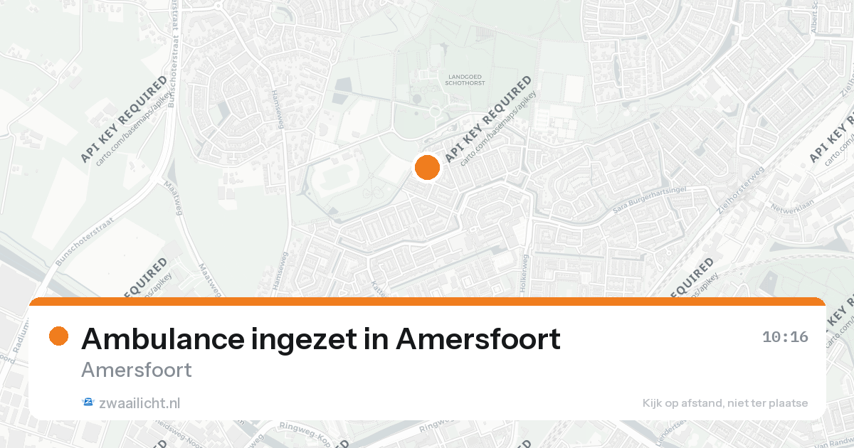 Ambulance ingezet in Amersfoort — 26 aug 2026
