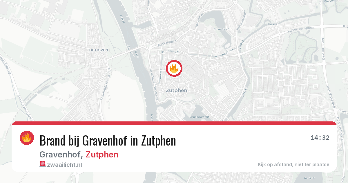 Brand bij Gravenhof in Zutphen — 30 jun 2026