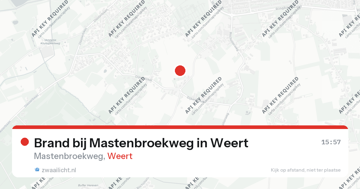 Brand bij Mastenbroekweg in Weert — 26 aug 2026