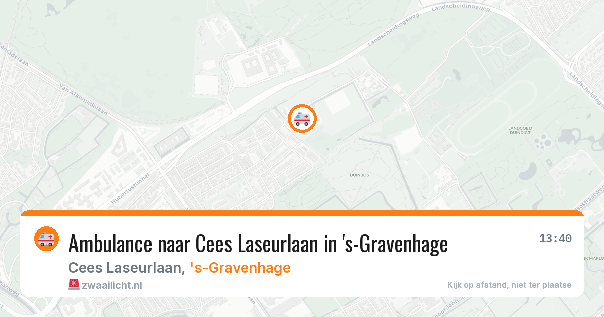 Ambulance naar Cees Laseurlaan in 's-Gravenhage — 15 jun 2026