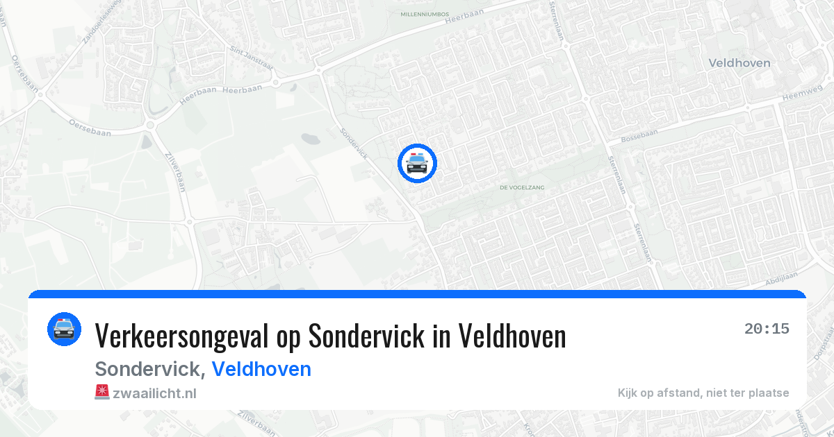Verkeersongeval op Sondervick in Veldhoven — 6 jun 2026