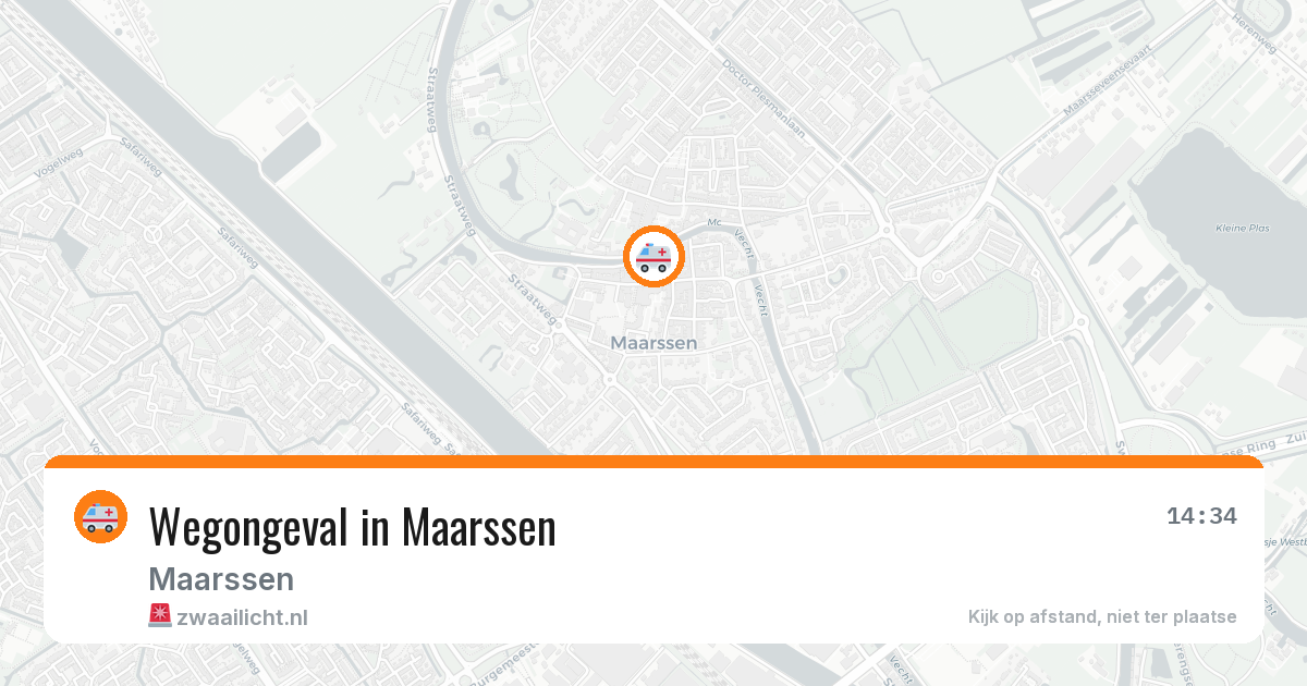 Wegongeval in Maarssen — 31 mrt 2026