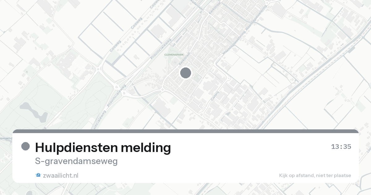 Hulpdiensten melding — 30 jan 2026